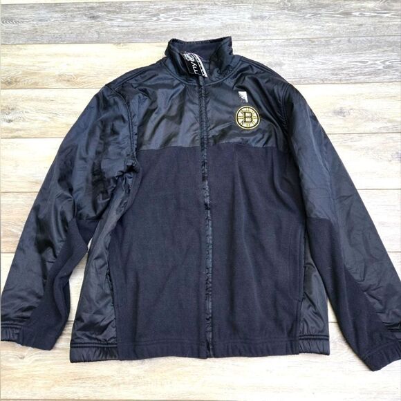 Boston Bruins Performance Jacket men's size large Reebok hockey fan - Picture 1 of 11